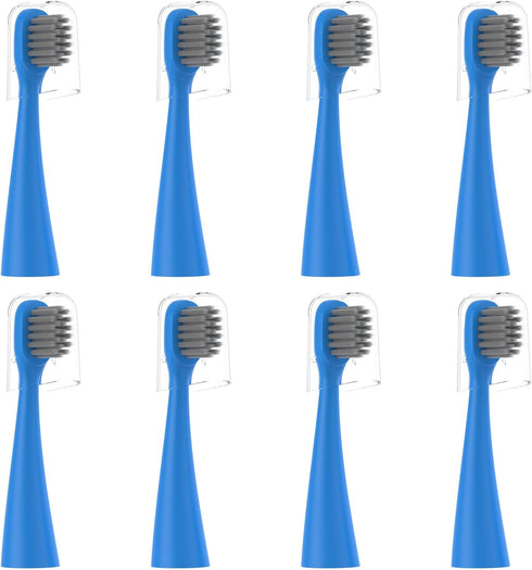 Replacement Toothbrush Heads 8 Pack for Burst Kids Electric Toothbrush, Blue...