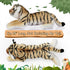 15'' Tiger Stuffed Animal, Stuffed Tiger Leopard Lion Animal Plush Toys Realistic Tiger Plush Gifts Leopard Lion Tiger Pillow Jungle Stuffed Anima...