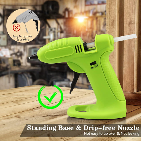 Cordless Hot Glue Gun, Glue Gun Cordless & Rechargeable, Cordless Gun Glue, USB Glue Gun with 30 Glue Gun Sticks & Battery Operated & Charger Glue...