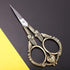 Precision Embroidery Scissors – 4.6in Vintage Classic Straight Pointed Shears, Sharp Stainless Steel Small Detail Thread Snips for Needle Craft, S...