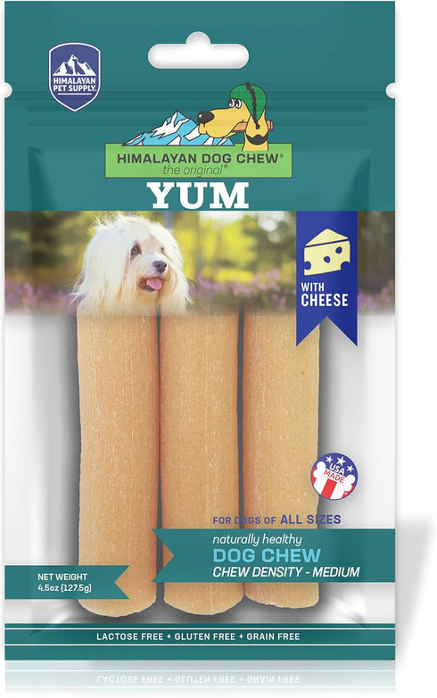 Himalayan Dog Chew Yak Cheese Dog Chews, 100% Natural, Long Lasting, Gluten Free, Healthy & Safe Dog Treats, Lactose & Grain Free, Protein Rich, M...