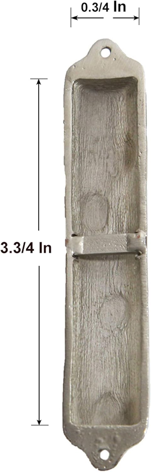 Mezuzah Case - Mezuzah Cover, Pomegranate Tree Design Crafted in Pewter, Jerusalem Judaica, Door Mezuza Case 4" White Wedding Color...
