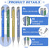 24 Pieces Inspirational Ballpoint Pens Motivational Quote Pens with Coated Metal Encouraging Pretty Pens Personalized Ink Pens Colored Ballpoint P...