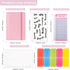 Budget Binder Cash Envelopes for Budgeting Money Organizer for Cash Money Envelopes for cash Leather A6 Budget Binder with zipper envelopes (A6 pi...