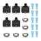 Create idea 10Pcs 5 Sizes Thermal Circuit Breaker with Quick Connect Terminals and Button Caps Assortment Kit Push Button Manual Reset for Switch ...