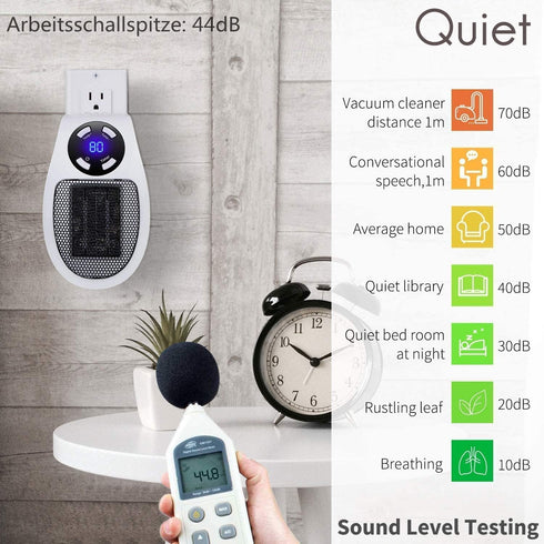 2024 Bliss Heat Plug In Heater Electric Space Toasty Heater for Bathroom and Small Rooms Low Energy Consumption Blissheat Cozy Heater Portable Com...