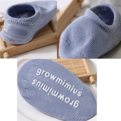 BOSONER Baby Crawling Anti-Slip Knee and Socks for Boys And Girls Best Infant Gift, Unisex Baby Toddlers Kneepads (Blue Pink Grey) 6-24 Months...