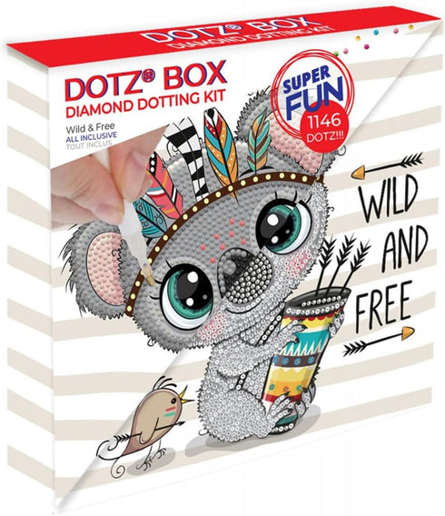 DIAMOND DOTZ ® - Wild & Free Dotz Box, Partial Drill, Round Dotz, Diamond Painting Kits, Diamond Art Kits for Adults, Gem Art, Diamond Art, Kits, ...