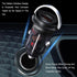 Fast Car Charger PD& QC3.0 USB C Car Charger Dual Port Type C Car Adapter with Pull Ring for iPhone iPad Samsung Galaxy Android Phone[ Transparent...