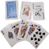 Economy Playing Cards - 2 Decks (Red and Blue Decks) 2.3/8 inches by 3.3/8 inches (55mm X 86mm) Plastic Coated. Great for Poker, Blackjack, Bridge...