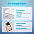 Miady 5000mAh Magnetic Wireless Portable Charger for iPhone, Fast Charging Portable Phone Charger/w Colorful Display, Magnetic Battery Pack Charge...