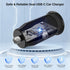 Car Charger for iPhone 15, 40W Dual USB C Car Charger Cigarette Lighter with 2 Pack 6FT USB C to USB C Cable Fast Charging Compatible for iPhone 1...