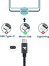 RAMPOW Micro USB Cable 10ft, Extra Long Charging Cord, QC 3.0 Fast Charge & Sync USB Cable, Braided Android Charger Cable for Samsung Galaxy S7 Ed...