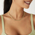 KissYan Gold Necklace for Women, 14K Gold Plated Dainty Chain Choker Chunky Figaro Snake Mariner Cuban Link Chains, Adjustable Trendy Necklaces Ha...