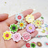 Honbay 100PCS Wooden Flower Buttons 2 Holes Buttons Cute Flower Floral Sewing Decorative Buttons for Skirts, Gloves, Sweaters, Shirts, Hats, Scarv...