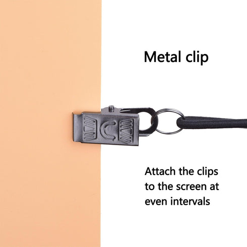 Backdrop Background Clips Holder for Photo Video Studio, 12 Pack, Black...