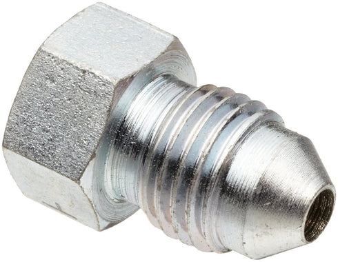 Brennan 2408-04 Steel JIC Flared Tube Fitting, Plug, 1/4"...
