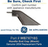GE WB7X7183 Genuine OEM Handle End Cap (Black) for GE Stove/Oven