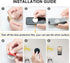 Pack of 2 Phone Magnet Wall Mounted, Large Size Magnetic Phone Attachment Sticker Universal Cellphone Wall Mount Compatible for Apple/Huawei/LG/Sa...