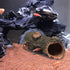 Hamiledyi 3PCS Betta Log Trunk Driftwood Decor Aquarium Fish Tank Hollow Tree Trunk Hideout Small Size for Bearded Dragon Reptile....