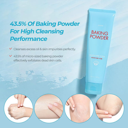 ETUDE Baking Powder Crunch Pore Scrub 7fl.oz (200ml) | Korean Deep Pore Skin Care | Pore Cleansing Effect | Exfoliate & Moisturize Skin...