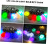 DOITOOL 21pcs Color Luminous Key Chain Funny Keychains Light up Toys Led Color Led Keychain Halloween Key Ring Flashing Led Bulbs Led Light Bulb U...