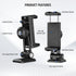 NEEWER Metal Phone Tripod Mount Adapter with Arca QR Base, Cold Shoe, 360° Swivel 180° Tilt, Phone Holder Compatible with iPhone 15 Pro Max Galaxy...