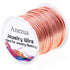 anezus 18 Gauge Jewelry Wire for Jewelry Making, Craft Wire Tarnish Resistant Copper Beading Wire for Jewelry Making Supplies and Crafting (18 Gau...