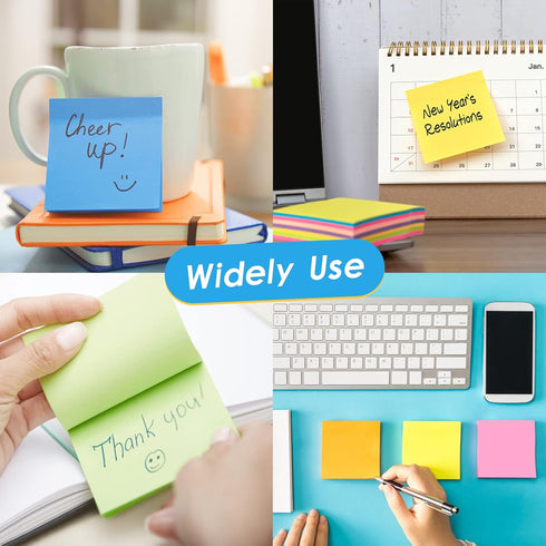 30 Pads Pop Up Sticky Notes,10 Bright Colors Sticky Notes Pop Up,3x3 Inch Self-Stick Notes Pads,Super Sticking Power Pop Up Notes for School Offic...