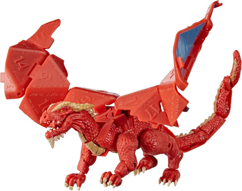 Dungeons & Dragons Honor Among Thieves D&D Dicelings Red Dragon Themberchaud Collectible, Monster Dice Converting Giant d20 Action Figures Role Pl...