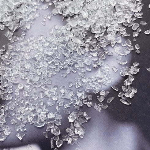 Jmassyang Crushed Glass Irregular Metallic Chips 100g Sprinkles Chunky Glitter for Nail Arts Craft Resin DIY Mobile Phone Case Vase Fillers Jewelr...