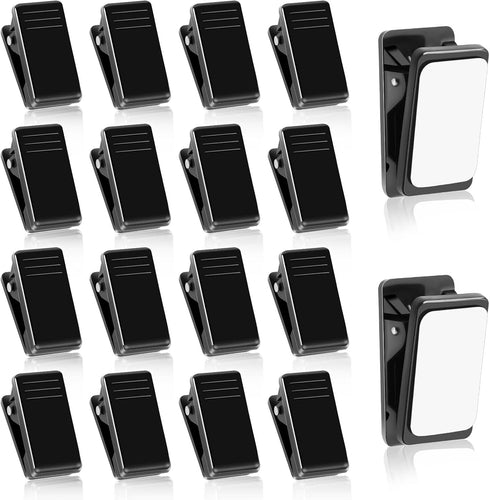 20 Pieces Self Adhesive Clips, Tapestry Hangers Clips Sticky Clips Wall Clips Light Clips Photo Clips Poster Clips Plastic Hanging Spring Clips fo...