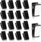20 Pieces Self Adhesive Clips, Tapestry Hangers Clips Sticky Clips Wall Clips Light Clips Photo Clips Poster Clips Plastic Hanging Spring Clips fo...