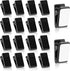 20 Pieces Self Adhesive Clips, Tapestry Hangers Clips Sticky Clips Wall Clips Light Clips Photo Clips Poster Clips Plastic Hanging Spring Clips fo...