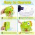 Bubble Bath Toys - Dinosaur Bath Toys with Sound & Lights, No Mold Baby Bath Toys for Toddlers, Automatic Bath Bubble Machine Bath Tub Toys Bath B...