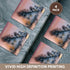 3dRose CST_92202_3 Nevada. Amethyst Sage Agate, Natural Pattern - US29 BJA0050 - Jaynes Gallery - Ceramic Tile Coasters, Set of 4...