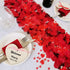 700 Pcs 2 Sizes Red Acrylic Hearts Charms Crystal Heart Shaped Diamond Gems Valentines Decorative Heart Gems for Valentine's Day Wedding Anniversa...