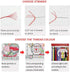 WUSARPLY Stamped Cross Stitch Kits,Flowers Needlepoint Butterfly Counted Cross Stitch Kits for Adults Beginners,Full Range of Cross-Stitch Stamped...