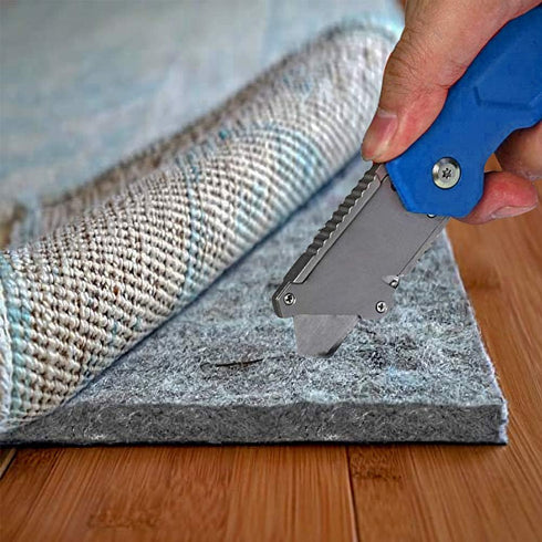 Box Cutter Blades 100 Pack Utility Knife Blades SK5 Steel Heavy Duty Razor Blades Replacement for with Storage Box for Roofing Cardboard Carpet Va...