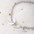 Sacina Gothic Crescent Moon Choker Necklace, Crescent Moon Zinc Alloy Pendant, Goth Gift for Women (Zinc Alloy Moon)...