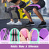 3 Levels Fabric Resistance Bands Set, Booty Bands for Working Out, Exercise Bands for Legs and Butt, Fitness Loop Bands for Women and Men, Non-Sli...