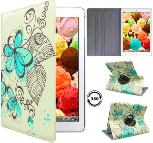 Case for iPad Air 1st Generation Models A1474 A1475A1476 360 Rotating Stand with Wake Up/Sleep Function Also for iPad 6th 5th Air2nd Generation 9....
