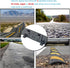 Rear View Mirror, 11.8 Inch Panoramic Anti-Glare Rearview Mirror, Car Interior Clip-On Wide Angle Rear View Mirror to Reduce Blind Spot Effectivel...