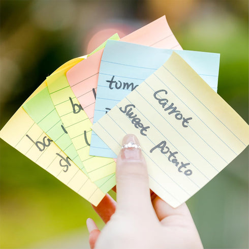 Mr. Pen- Lined Sticky Notes 3x3, 6 Pads, 45 Sheet/Pads, Pastel Colors, Sticky Notes with Lines, Sticky Note Pads, Sticky Pads, Sticky Notes Lined,...