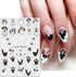 JMEOWIO 9 Sheets Halloween Nail Art Stickers Decals Self-Adhesive Cute Pumpkin Ghost Nail Supplies Nail Art Design Decoration Accessories...