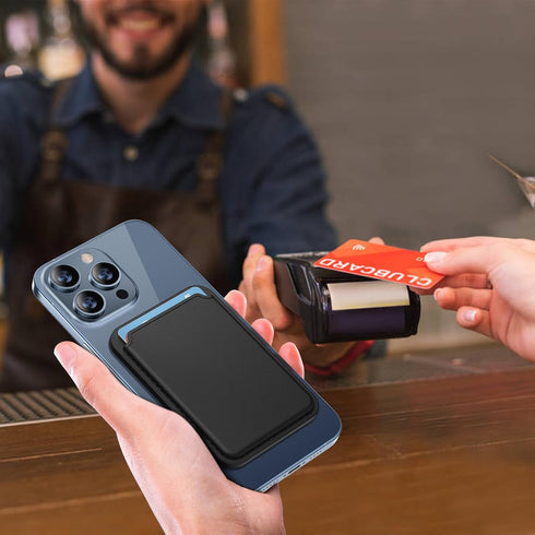 Miracase for MagSafe Wallet, Magnetic Card Wallet Holder, Compatible with MagSafe Wallet, 3-Card Holder, for iPhone 15/14/13/12 Series,Black......