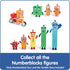 hand2mind Numberblock Four and The Terrible Twos, Cartoon Action Figure Set, Toy Figures, Play Figure Playsets, Small Figurines for Kids, Number T...