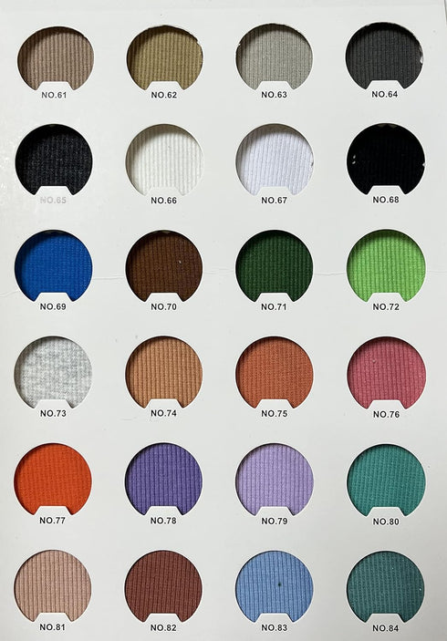 Ribbing Fabric for Cuffs, Jacket Hoodies Waistbands Neckline Material, for Sweatshirts Costume Sewing (Black 68, 43x8in)...