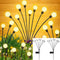SUNYAO Solar Garden Lights, New Upgraded 2 Pack Solar Firefly Lights, Wind Swaying Firefly Lights, Christmas Lights Outdoor, for Yard Lawn Pathway...