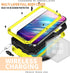 iPhone 14 Pro Max 5G Case,Outdoor Aluminum Metal Gorilla Glass Shockproof Military Heavy Duty Sturdy Protector Cover Hard Case for iPhone 14 Pro M...